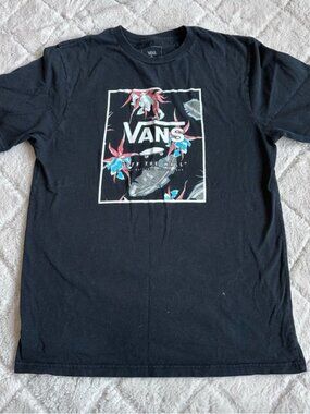 Vans | "Off the Wall" Hawaiian Graphic Logo Tee Shirt | Size Extra Large (14+)